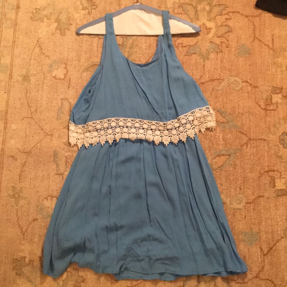 Lace tank dress